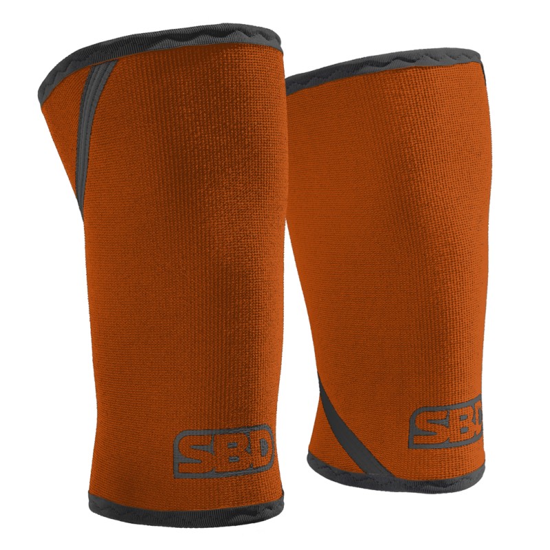 SBD Forge Powerlifting Knee Sleeves orange